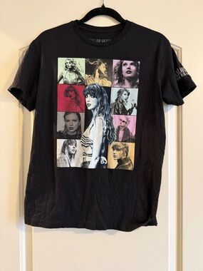 Taylor Swift Black 'The Eras Tour' Graphic Tee